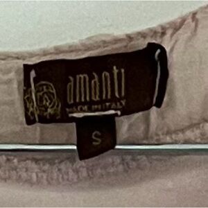 Silk blouse Italian, Amanti Beige with lining. Gorgeous, elegant.